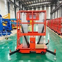 Angkat Vertikal Tiang Ganda Aluminium