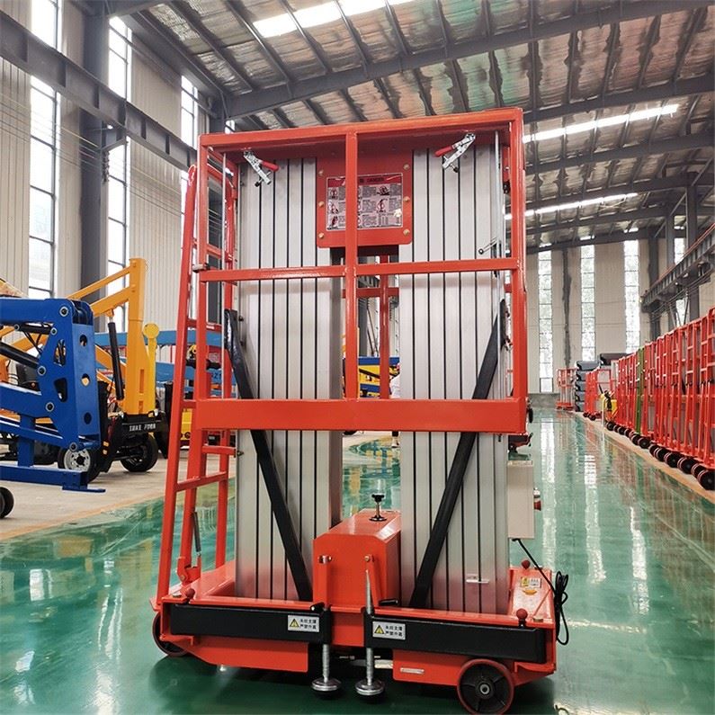 Twin Mast Aluminum Alloy Lifting Platform price